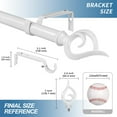 thumbnail image 3 of Urbanest Flame Single Curtain Rod and Hardware Set, 3 of 6
