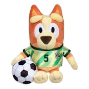 Bluey, Bingo Soccer 6.5 inch Plush Toy, with Soccer Jersey and Plush Ball. Ages 3+