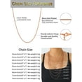 thumbnail image 4 of PROSTEEL Snake Chain Necklace for Women Italian Chain Rose Gold Plated Hypoallergenic Dainty Jewelry 1.2MM Thin for Pendants 18 Inch Birthday Valentines Day Gifts Adult Age, 4 of 7