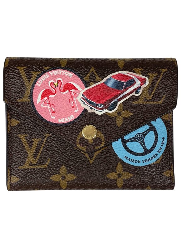 Pre-Owned Louis Vuitton Portefeuille Victorine Tri-fold Wallet, Nicolas Ghesquière World Tour...