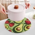 thumbnail image 5 of BZSMCE Mats for Pots,Pans Place Cartoon Cavocado Printing Simple Style Pattern Pot Mats, 5 of 6