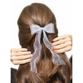 thumbnail image 3 of Way to Celebrate Easter White Hair Bow, 1 Piece, 3 of 4