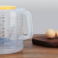 thumbnail image 6 of 2.5L Baking Measuring Cup Scale Mixing Bowl with Lid Transparent Plastic Mixing Cup for Home Kitchen, 6 of 19