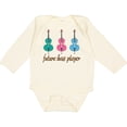 thumbnail image 3 of Inktastic Bass Player Kids Future Boys or Girls Long Sleeve Baby Bodysuit, 3 of 5