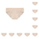 thumbnail image 2 of Minnieouse Calzoncillos elásticos, suaves y acogedores, ropa interior elástica cómoda, bragas portátiles, accesorios de ropa para niños, Naranja 10Conjunto, 2 of 6