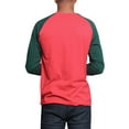 thumbnail image 4 of Victorious Men's Baseball Raglan T-Shirt 3/4 Sleeves Jersey, 4 of 6