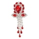 thumbnail image 3 of Broche nupcial de boda exquisito diseño de esmalte de color rojo brillante broche de ramo de mujer 4 piezas para fiesta ANGGREK Otros, 3 of 8