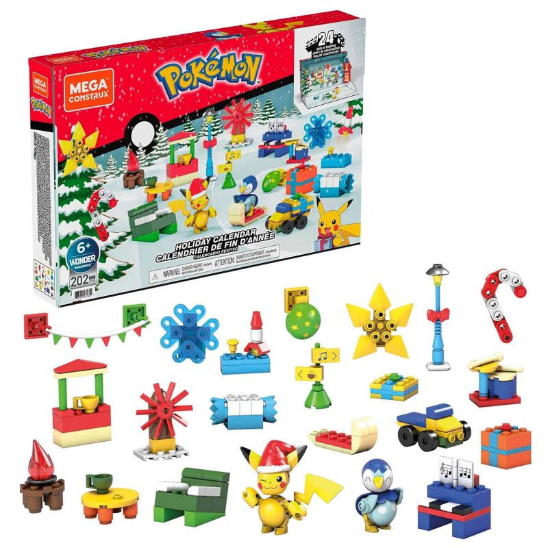 Mega Construx Pokémon Holiday Calendar Construction Set - Walmart.com