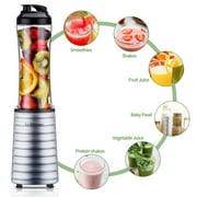 La Reveuse Smoothies Blender 300 Watt with 18 oz BPA Free Portable Travel Sports Bottle(Silver)