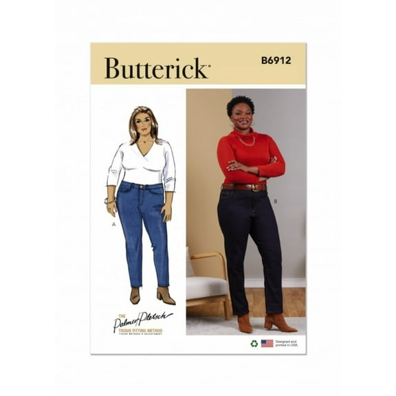 Butterick Sewing Pattern 6912 Women W2 (20W-22W-24W-26W-28W)