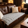 thumbnail image 5 of ShaoXinWan Thick Corduroy Plush Sofa Protector Cover, Elastic Non-Slip Furniture Slipcover, Warm Fabric Couch Mat for Leather Sofa Layout, Living Room Decoration & Daily Furniture Protection, 5 of 6