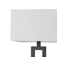 thumbnail image 2 of Globe Electric 58" Matte Black Floor Lamp with White Linen Shade, 2 of 9