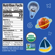 Earths Best Organic Stage 2 Baby Food, Banana Apple Blueberry Fruit Puree, 3.5 oz Pouch