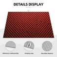thumbnail image 3 of Red Black Dots Fabric Dish Drying Mat XL for Kitchen Counter Microfiber Absorbent Leaves Dish Draining Mat Reusable Washable Large 18"x24", 3 of 5