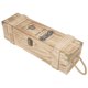 thumbnail image 4 of Caja de madera del vino, aduana de madera portátil de la caja de almacenamiento del vino de la caja del vino tinto del vintage retro dirigida, 4 of 8