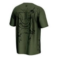 thumbnail image 3 of Men's ProSphere Olive Triple H Skull King T-Shirt, 3 of 3