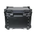 thumbnail image 5 of Garvee 45L Motorcycle Tail Box – Universal Aluminum Alloy Top Case with Corner Protectors, Reflective Strips & Shockproof Liner for Helmet Storage, 5 of 5