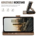 thumbnail image 6 of Case For Samsung Galaxy S25+ 5G / S24+ 5G 6.7" RFID Blocking Protective Purse Case With Magsafe 3-card Slots Kickstand 2 In 1 Detachabl Flip Shockproof Protective Cover,Brown,For Galaxy S24+/S25+(5G), 6 of 7