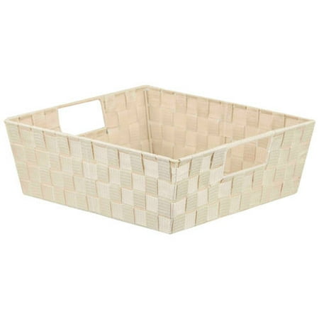 Med Opaque Box - Non-Woven Strap Bin, Ivory, Med