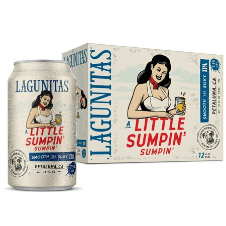 Lagunitas a Little Sumpin' Sumpin' Wheat Ale Beer, 12 pack 12 oz. Cans, 7.5% ABV, California