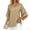 Khaki Blouses, variant on Women 3/4 Bell Sleeve Tunic Top Loose Striped V Neck Shirts Dressy Casual Flare Sleeves Blouses Spring Summer Tops Pink Blouses XXL