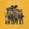 thumbnail image 3 of US Army 250 Years Long Sleeve T-shirt American Military Veteran DD214 Patriotic, 3 of 7