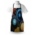 thumbnail image 3 of Moroccan Apron Handcrafts Shot at the Market in Morocco Antiquity Tradition Old Touristic Places, Unisex Kitchen Bib Apron with Adjustable Neck for Cooking Baking Gardening, Multicolor, by Ambesonne, 3 of 3