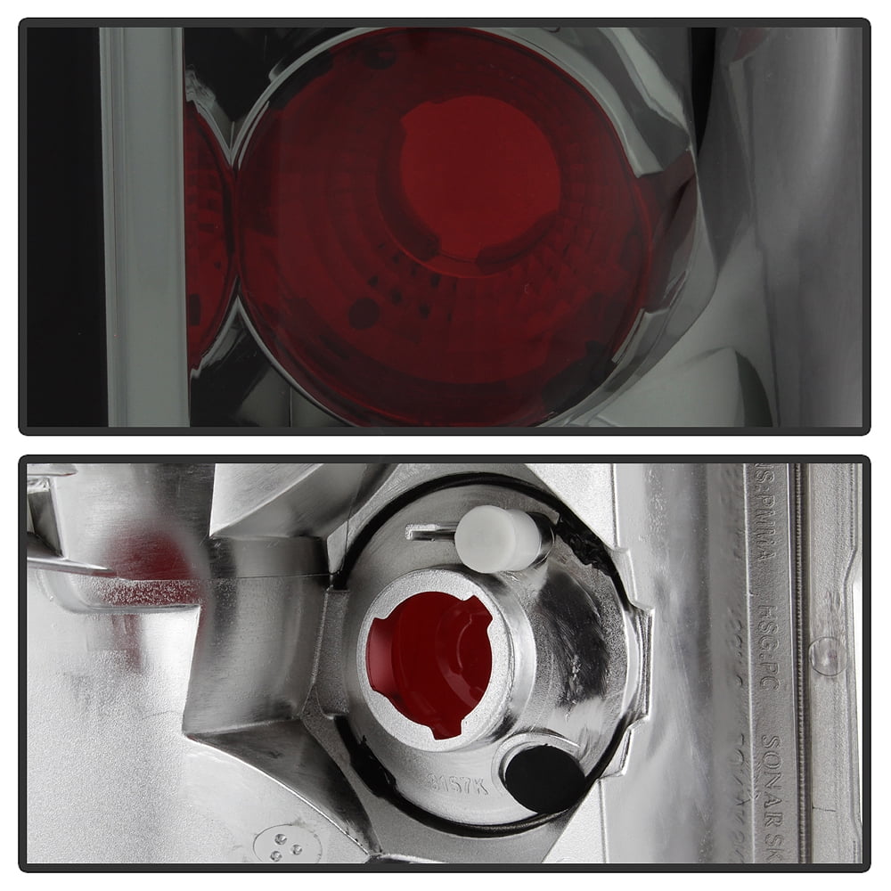 AKKON - For 2002-2006 Chevolet Avalanche Pickup GMT800 Rear Smoke Tail Lights Tail Lamps Housing