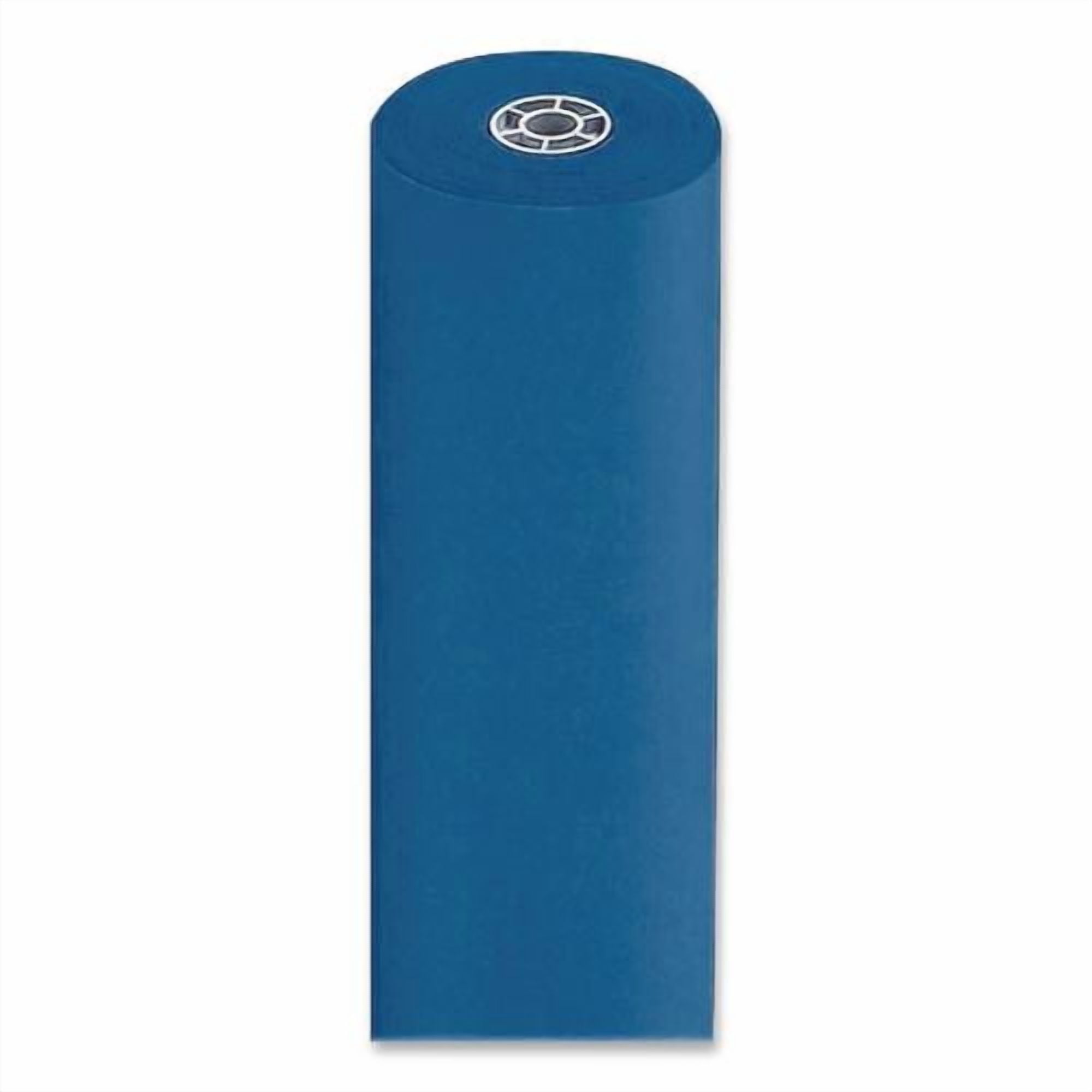 Rainbow Duo-Finish Colored Kraft Paper, 35 lb Wrapping Weight, 36" x 1,000 ft, Royal Blue | Bundle of 2