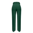thumbnail image 6 of Delayuji Women's Straight Leg Pants High Waisted Flattering Wide Leg Pants Casual Suit Long Pants Business Pants, 6 of 6