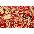 thumbnail image 2 of HomeRoots 368885 94 x 126 in. Red Polypropyelene Oversize Rug, 2 of 2