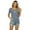 Blue Grey, variant on Zoeecloth Womens Tops V Neck Ruffle Short Sleeve Tshirts Tunic Summer Business Casual Tops Blouses for Women S-XXL