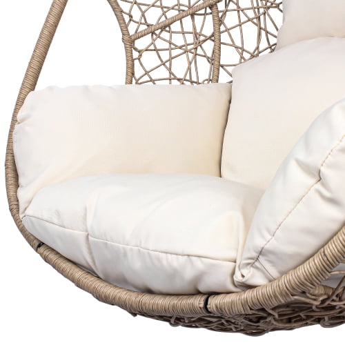 Egg Chair, Natural, Stand With 350 Lbs, Waterproof