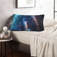 thumbnail image 6 of Lsque Crystal Pattern White Horse Pattern Pillow Case – Soft & Cozy Throw Pillow Cover, Hypoallergenic Cushion Case for Sleeping Women with Envelope Closure-14"x20", 6 of 6