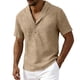 thumbnail image 5 of Top Casual Suelto de Lino de Color Sólido para Deporte Y Vacaciones Al Mar, 5 of 6