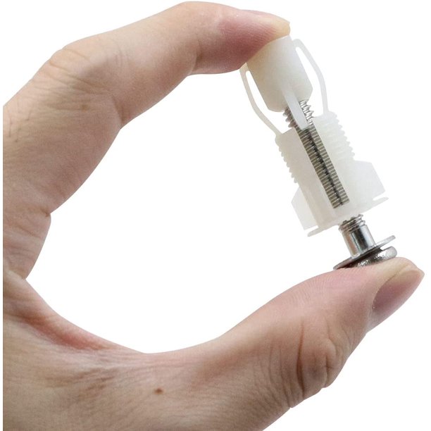 Tornillos de expansión para tapa de inodoro, 3 pares de tornillos para asiento de inodoro, pernos de expansión universales, accesorios para tornillos de asiento de inodoro ShuxiuWang 9024735183358