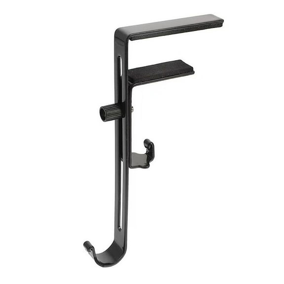Adjustable Christmas Metal Stocking Hooks Hanger For Mantle Black