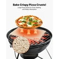 thumbnail image 2 of VEVOR Pizza Stone, 20 x 14 x 0.6 in Rectangular Cordierite Pizza Stone, 1450℉ Heat-Resistant Cook Stone, Extra Large Baking-Stone with Metal Peel, Scraper, for Kitchen Bake Oven, BBQ Grill, 2 of 9
