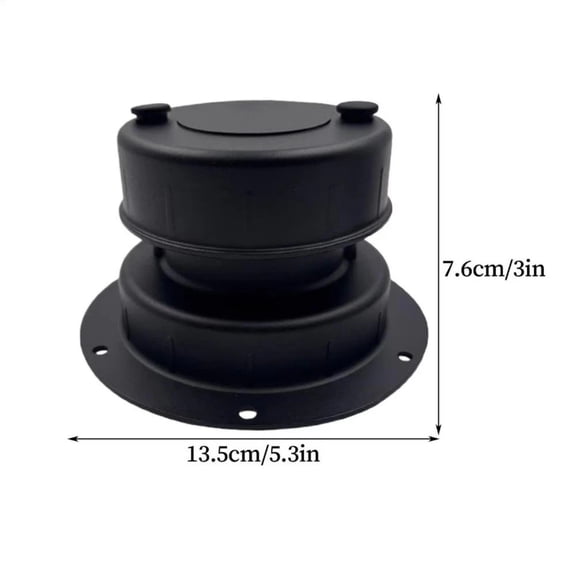 JIAHAOO Aluminum RV Plumbing Vent Cap Anti Debris Design Smooth Air Flow Function For RV Trailer Camping Equipment