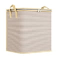 thumbnail image 3 of RFUGUG Large Capacity Clothes Storage Bags, Foldable Blanket Storage Bags, Comforter Fabric Clothes Storage Containers with Zippers and Handles, 3 of 7