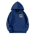 thumbnail image 5 of Yuannlog Womens Hoodies Casual School Season Stylish Back To School Print Sweatshirts Cozy Fleece Outerwear Fleece Pullover Tops Comfy, 5 of 6