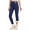 Navy, variant on Women's Fleece Lined Leggings, High Waisted Thermal Pants for Women, Soft Stretch Cozy Winter Leggings, Dark Gray