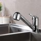 thumbnail image 1 of Single Lever Kitchen Faucet With 2 Jet Types, Pull-out Shower Faucet, Kitchen Sink Faucet, Faucet With 360 Swivel Chrome Single-lever Mixer Tap For K, 1 of 5