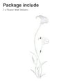 thumbnail image 2 of DIY 3D Flower Shape Acrylic Mirror Wall Sticker, EEEkit Modern Removable Wall Decal Art Wall Sticker with Mirror Surface for Living Room Bedroom Decorative Home Decor, Silver, 39.4x11.4in, 2 of 6