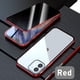 thumbnail image 1 of Tongdaytech, funda de teléfono de Metal con privacidad de vidrio templado magnético, funda 360 para Iphone SE XR XS 11 12 13 14 Pro MAX 8 7 6 Plus Tan Jianjun unisex, 1 of 2