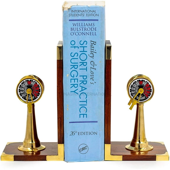 Nautical Telegraph Bookend (L Shape)