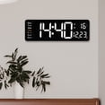 thumbnail image 2 of Reloj despertador Inteprter grande 16 pulgadas LED digital naranja, 2 of 6