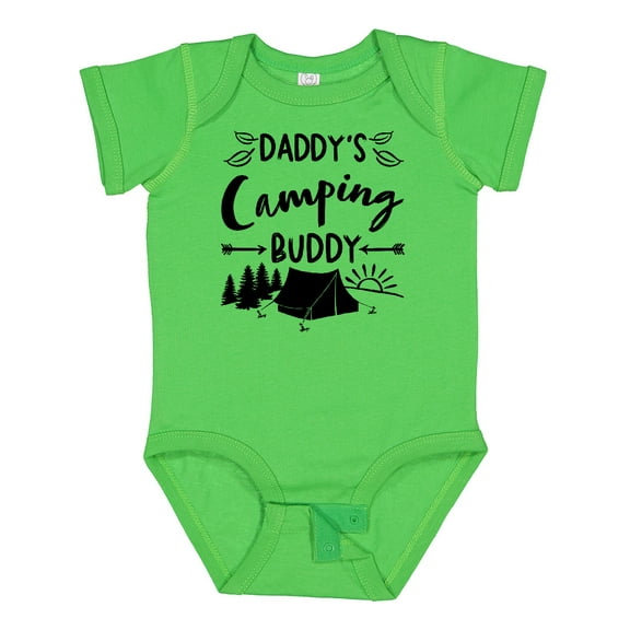 Inktastic Daddys Camping Buddy Boys or Girls Baby Bodysuit