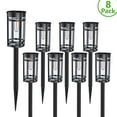 thumbnail image 2 of [8 Pack] Solar Outdoor Lights Waterproof for Outside Walkway Pathway Driveway Garden Yard Landscape Lighting Warm White., 2 of 7