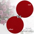 thumbnail image 6 of PiccoCasa Jacquard Sofa Slipcover Strech Thick 4 Seater Couch Cover, Red, 6 of 6